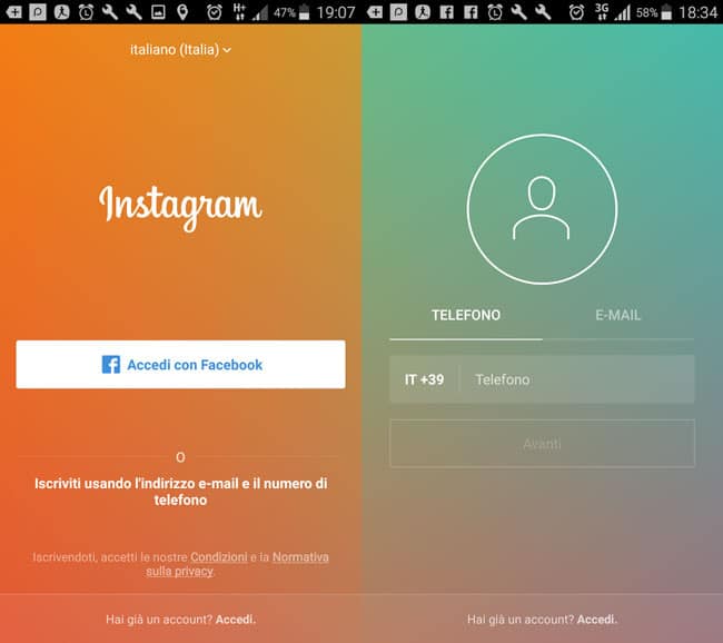 Come funziona instagram. ecco come usare lapp di condivisione foto ... Facebook accedi subito subito