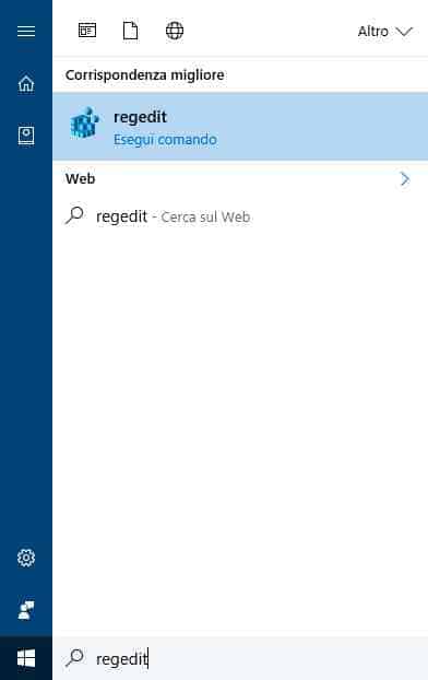 regedit windows 10