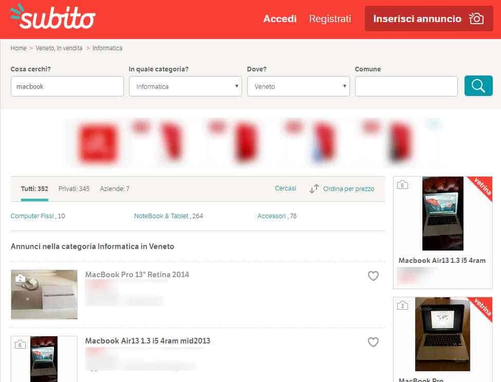 annunci acquisti subito