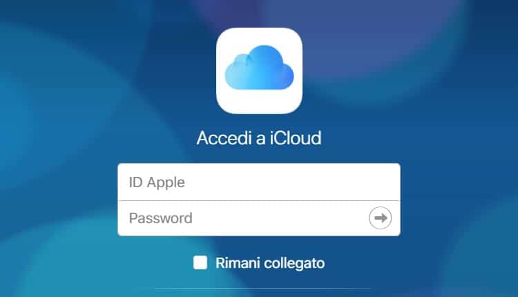 creare id apple da icloud