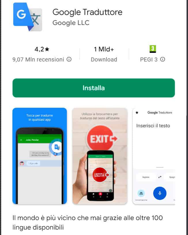 Come Usare Google Traduttore Installa app da Play Store