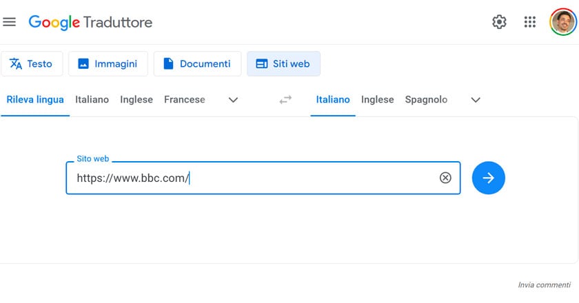 Come Usare Google Traduttore siti web