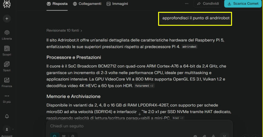 perplexity ai approfondimenti