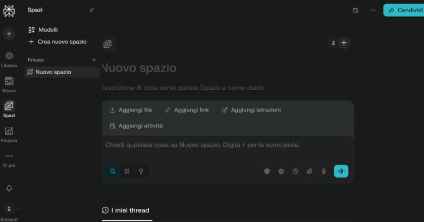 spaces di perplexity ai