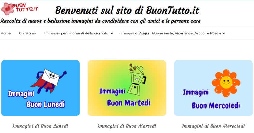 Buontutto immagini buongiorno gratis home page