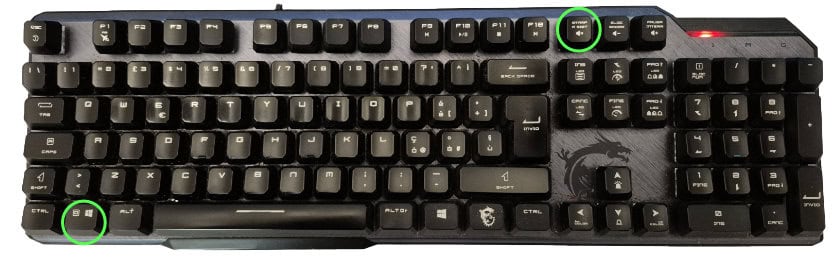 combinazione tasti screenshot tastiera win stamp