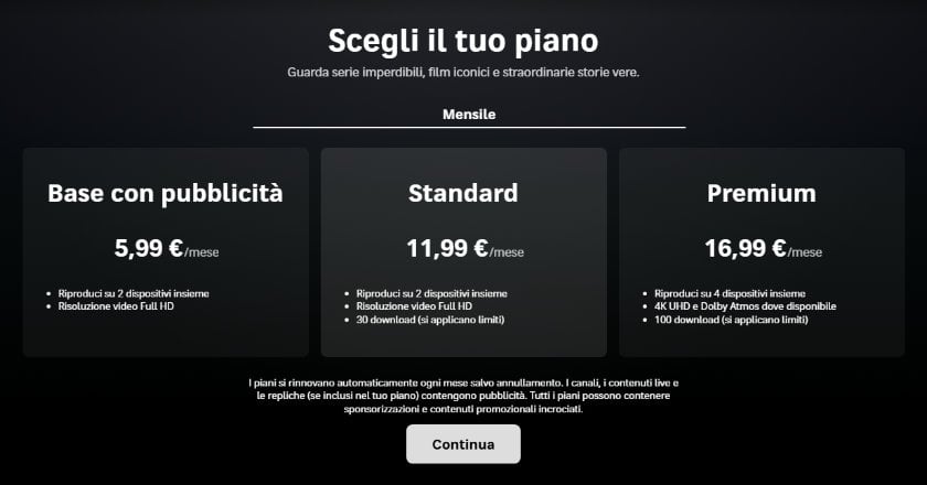 hbo max italia prezzi abbonamenti