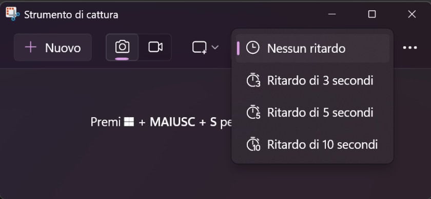 strument di cattura windows